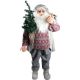FESTA Novogodišnja figura Deko Deda Mraz, siva, 150cm - 740873