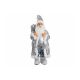 FESTA Novogodišnja figura Artur Deda Mraz, srebrni, 60cm - 740943