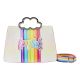Lisa Frank Rainbow Cloud Handle Chain Strapbody Bag - EP3250621