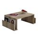 HANAH HOME Klub sto Magazin, braon - 745DCD2802
