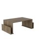 HANAH HOME Klub sto Magazin, braon - 745DCD2802