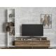 HANAH HOME TV komoda Tulip, bela/braon - 745DCD3012