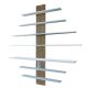 HANAH HOME TV komoda Zebra, bela/braon - 745DCD3020