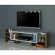 HANAH HOME TV komoda Sema, bela/ braon - 745DCD3047