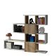HANAH HOME Polica za knjige Karlin, bela/braon - 745DCD3608