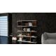 HANAH HOME Polica za knjige Wind, braon/bela - 745DCD3619