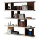 HANAH HOME Polica za knjige Wind, braon/bela - 745DCD3619