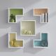 HANAH HOME Zidna polica Elitra, bela - 746JUG1603