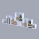 HANAH HOME Zidna polica Elitra, bela - 746JUG1603