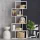 HANAH HOME Polica za knjige Meric, bela - 746JUG3601