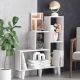 HANAH HOME Polica za knjige Nisa, bela - 746JUG3606