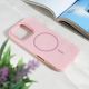 Maska za iPhone 16 Pro 6.3 Magsafe Sparkle Dust roze - 222584