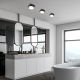 Rabalux Kupatilska rasveta Attichus LED 5W mat crno (75001) - 75001