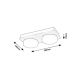 Rabalux Kupatilska rasveta Attichus LED 11W mat crno (75002) - 75002