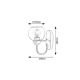 Rabalux Kupatilska rasveta Tirina E27 1x MAX 15W mat crno (75005) - 75005