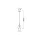 Rabalux Kupatilska rasveta Tirina E27 1x MAX 15W mat crno (75006) - 75006