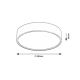 Rabalux Plafonjera Larcia LED 18W crna (75009) - 75009