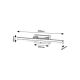 Rabalux Kupatilska rasveta Turgon LED 13W hrom (75016) - 75016-1