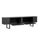 NORDURE TV komoda Onera, antracit/crna - EP3058096