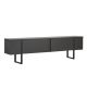 NORDURE TV komoda Onera, antracit/crna - EP3058096