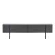 NORDURE TV komoda Onera, antracit/crna - EP3058096