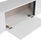 NORDURE TV komoda Onera, bela/crna - EP3058099
