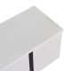 NORDURE TV komoda Onera, bela/crna - EP3058099