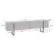 NORDURE TV komoda Onera, krem/zlatna - EP3058105