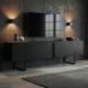 NORDURE TV komoda Onera, crna - EP3058108