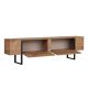 NORDURE TV komoda Onera, braon/crna - EP3058111