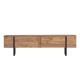 NORDURE TV komoda Onera, braon/crna - EP3058111