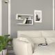 HANAH HOME Zidna polica Jenika, bela - 756FRN1608