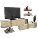 HANAH HOME TV komoda Makimus, bela/krem - 756FRN3008