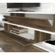 HANAH HOME TV komoda Manyetik, bela/braon - 756FRN3039