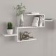 HANAH HOME Polica za knjige Twist, bela - 756FRN3601