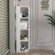 HANAH HOME Polica za knjige Venita, bela - 756FRN3611
