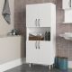 HANAH HOME Ormar za kupatilo Wiliam, bela - 756FRN3901