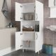 HANAH HOME Ormar za kupatilo Wiliam, bela - 756FRN3901