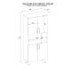 HANAH HOME Ormar za kupatilo Wiliam, bela - 756FRN3901
