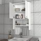 HANAH HOME Kupatilski ormarić Vira, bela - 756FRN3907