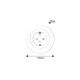 Rabalux Dekorativna rasveta Abel LED 054W bela (76011) - 76011