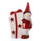 FESTA Deda Mraz i paketić, keramička novogodišnja figura 16 cm 760344 - 760344