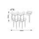 Rabalux Solarna rasveta Skadar LED 2W crna (77007) - 77007
