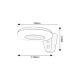 Rabalux Solarna rasveta Certovo LED 4W crna (77010) - 77010