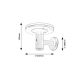Rabalux Solarna rasveta Alaska LED 10W antracit siva (77017) - 77017
