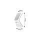 Rabalux Solarna rasveta Rogova LED 4W bela (77022) - 77022