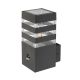 Rabalux Spoljna zidna rasveta Ankara E27 1x MAX 12W antracit siva (77025) - 77025