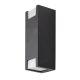Rabalux Spoljna zidna rasveta Cernon GU10 2x MAX 7W crna (77055) - 77055
