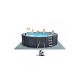 INTEX Bazen sa skimerom, pumpom, merdevinama, pvc 4.78m x 1.24m graphite gray panel pool set - 26384NP