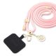 LICENSED GUESS GUESS Crossbody strap CORD PINK - GUUCNMG4EP